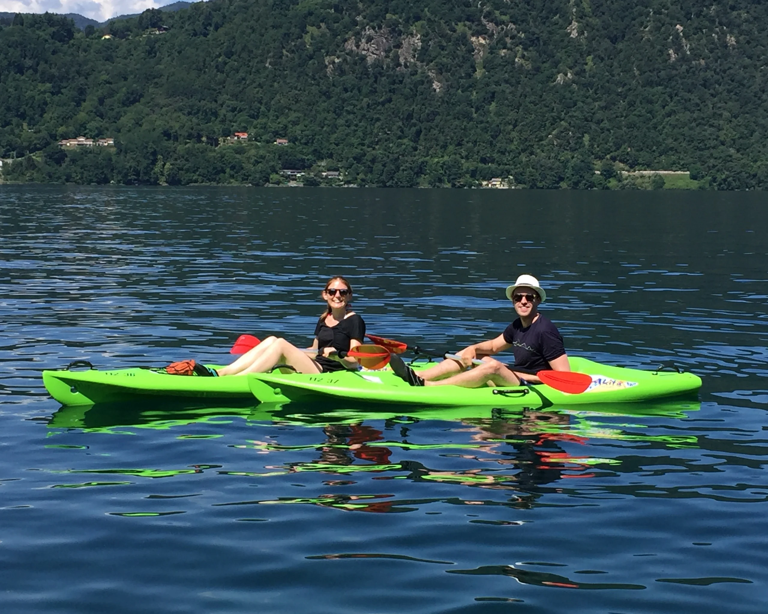 Wassersport auf dem See